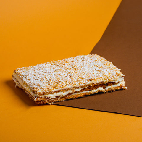 Torta Millefoglie Caramellata Bianca